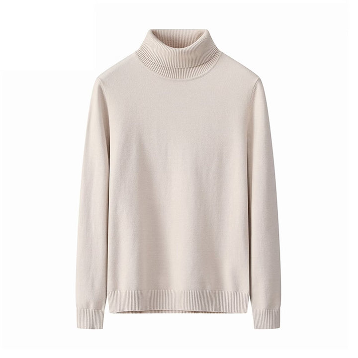 Herren-Rollkragenpullover, modisch, vielseitig kombinierbar