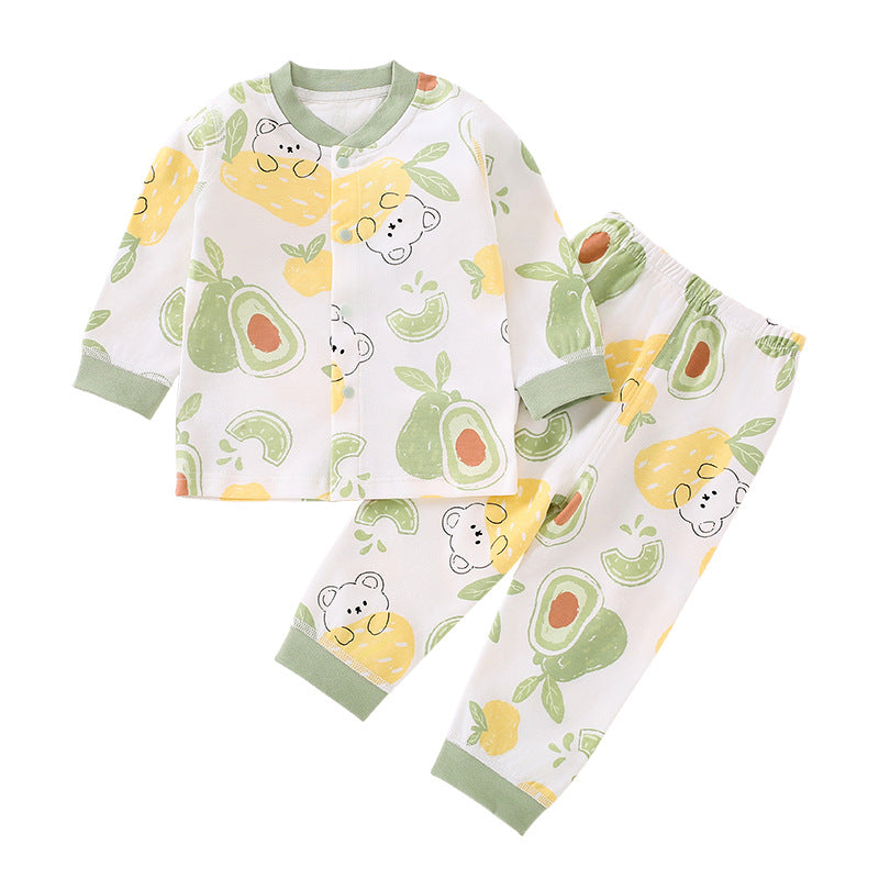 Baby Baumwoll-Schlafanzug-Set, zweiteilig