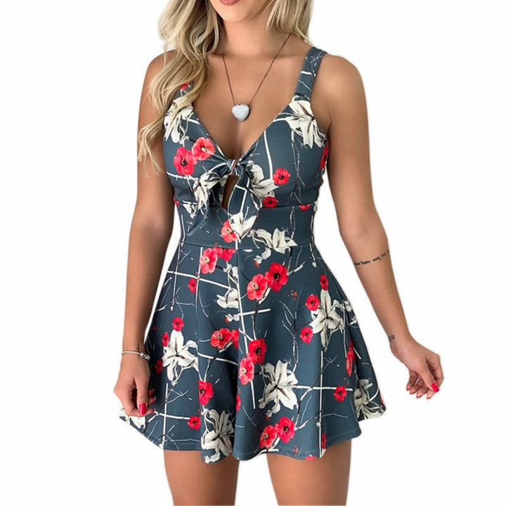 Drune | Hosenträger Brust Schleife Lace-Up Jumpsuit