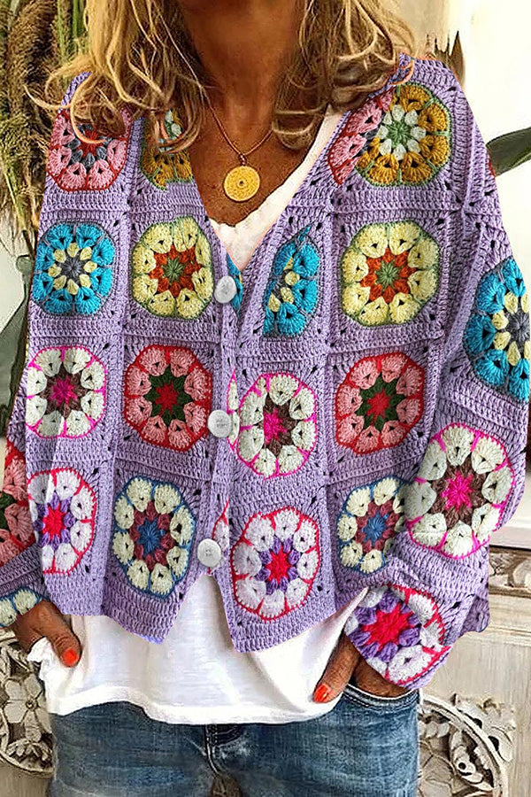 Drune | Bedruckte Boho-Weste im Vintage-Stil