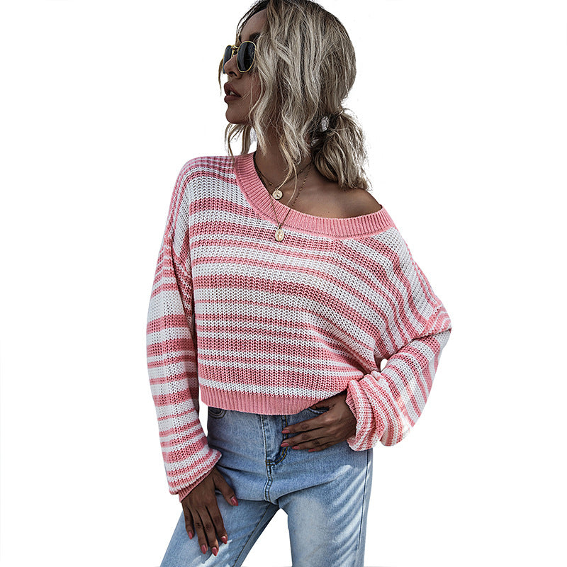 Damen Lässiger Strickpullover mit Oversized-Schnitt Drune