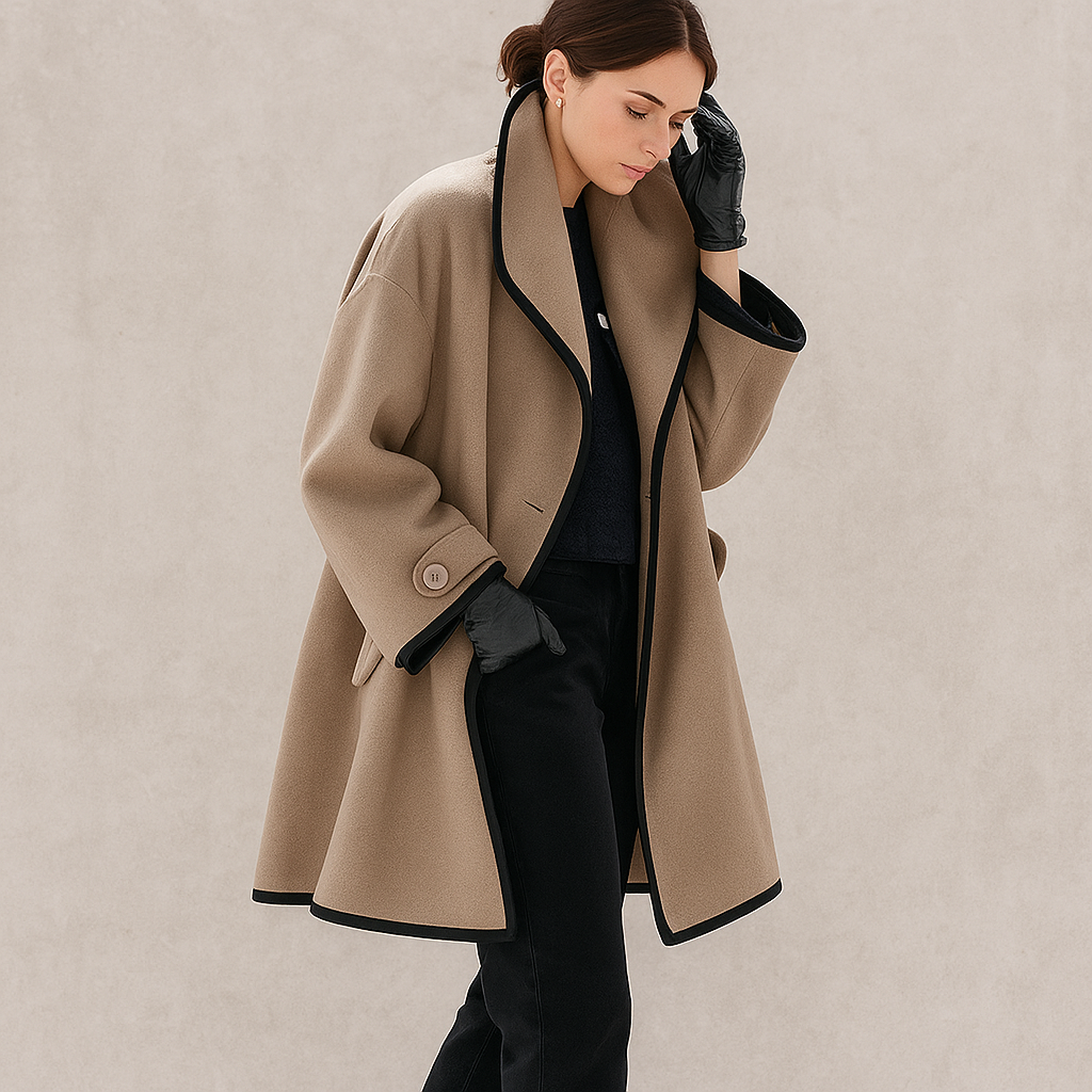 Drune | Damen Oversized Trenchcoat - Weiter Schnitt