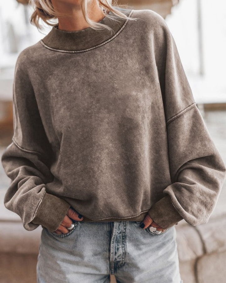 Drune | Stilvoller Gebleichter Pullover