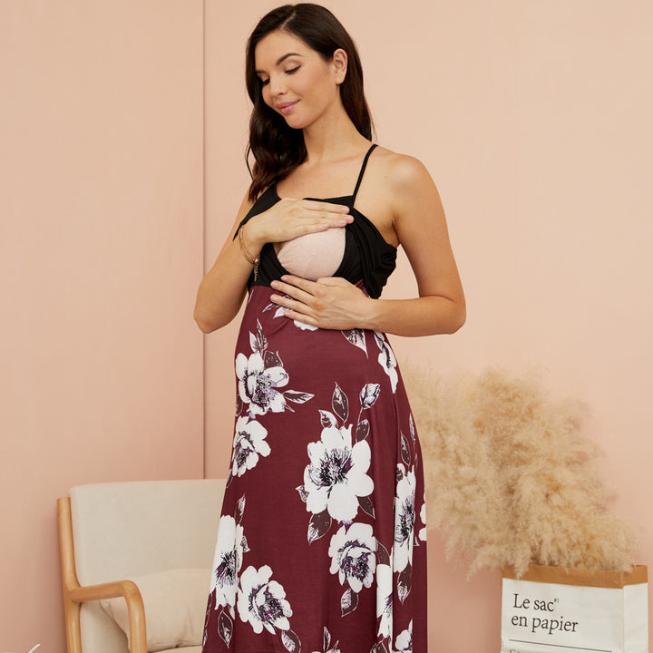 Damen Wickelrock mit floralem Design Drune