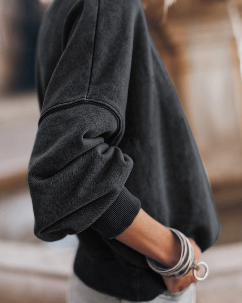 Drune | Stilvoller Gebleichter Pullover