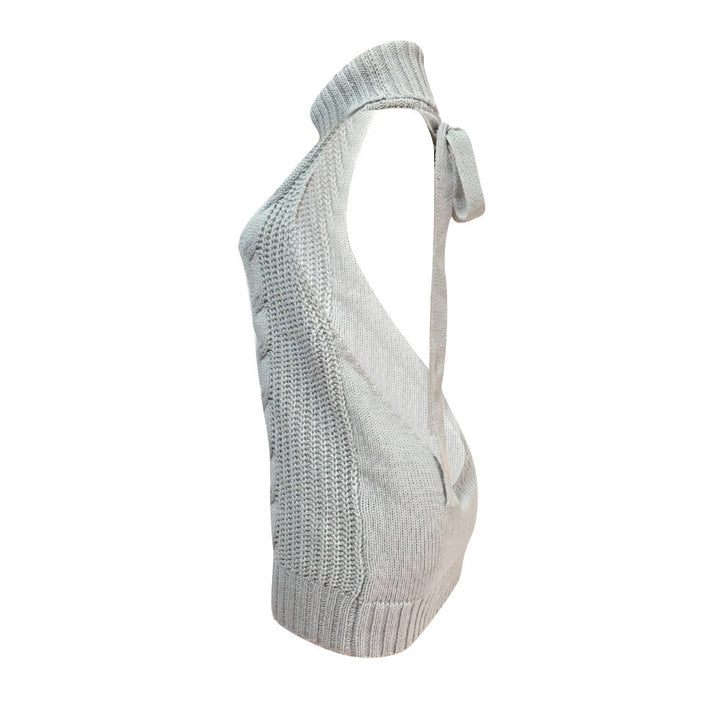 Damen Strickkleid mit hochgeschlossenem Kragen und seitlichem Zipper Drune