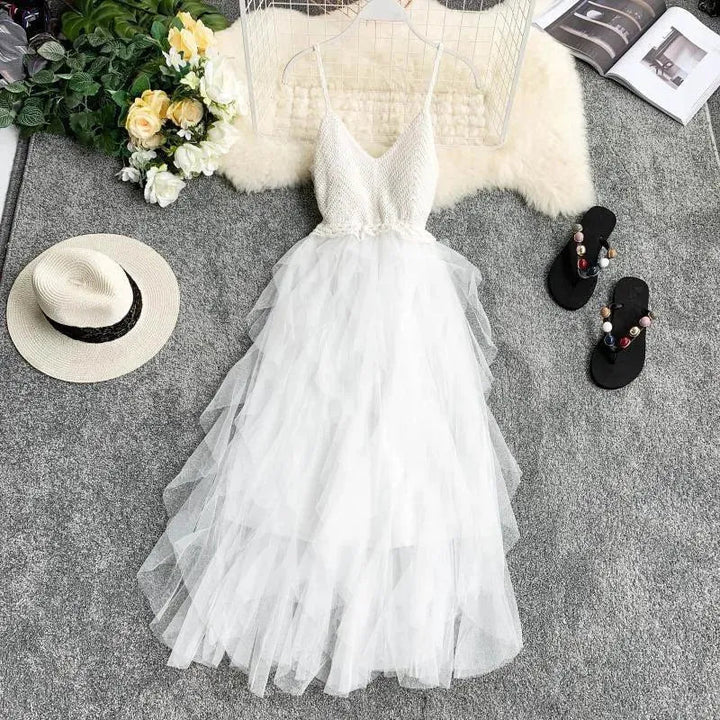 Drune | Kleid Aus Netzschlaufe