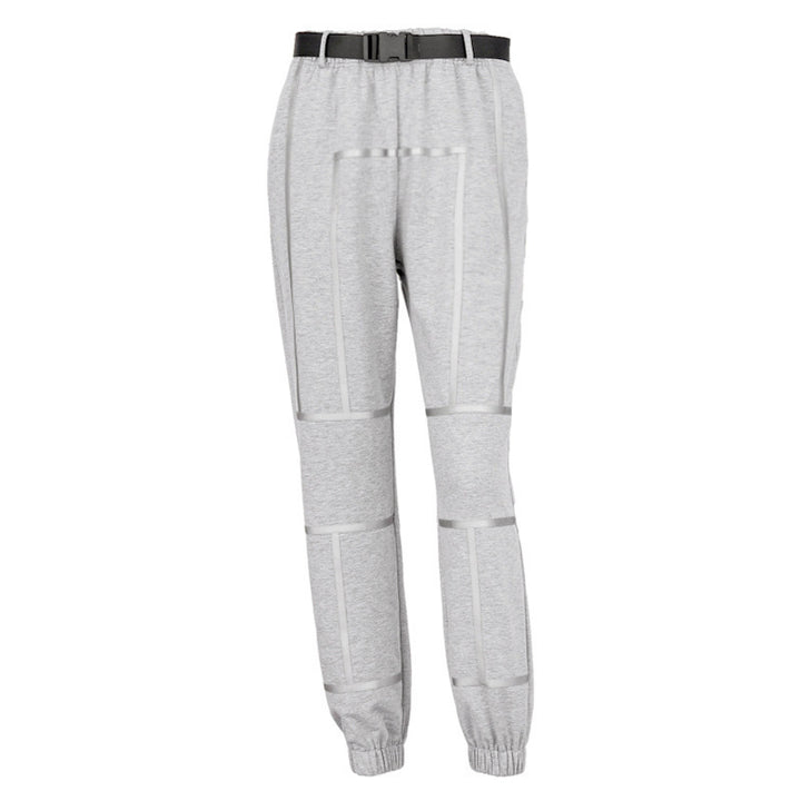 Damen sportliche Jogginghose mit modischer Silhouette und elastischem Bund Drune
