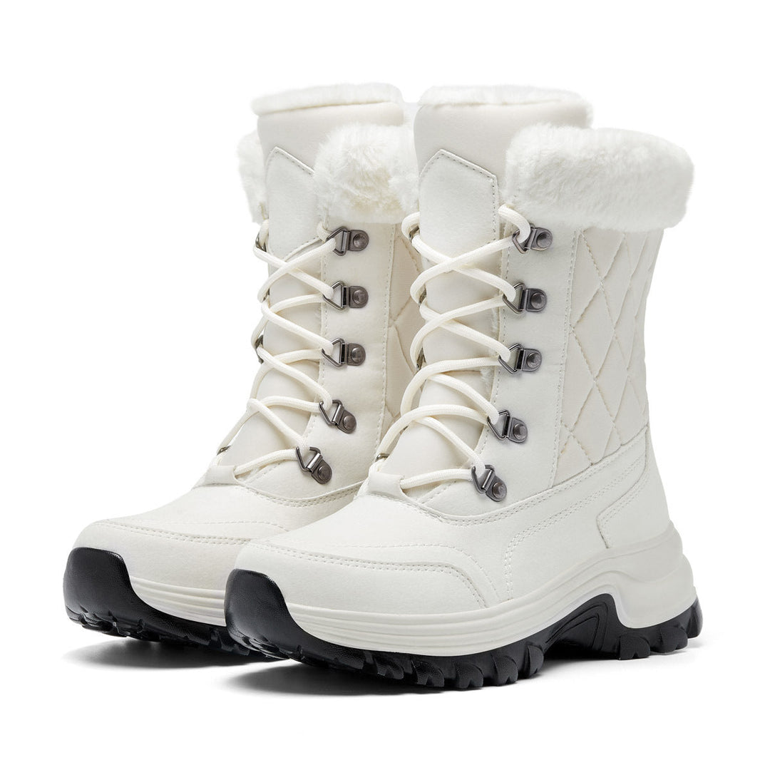 Drune | Lässige Winter Fleece-gefütterte Stiefel für Frauen
