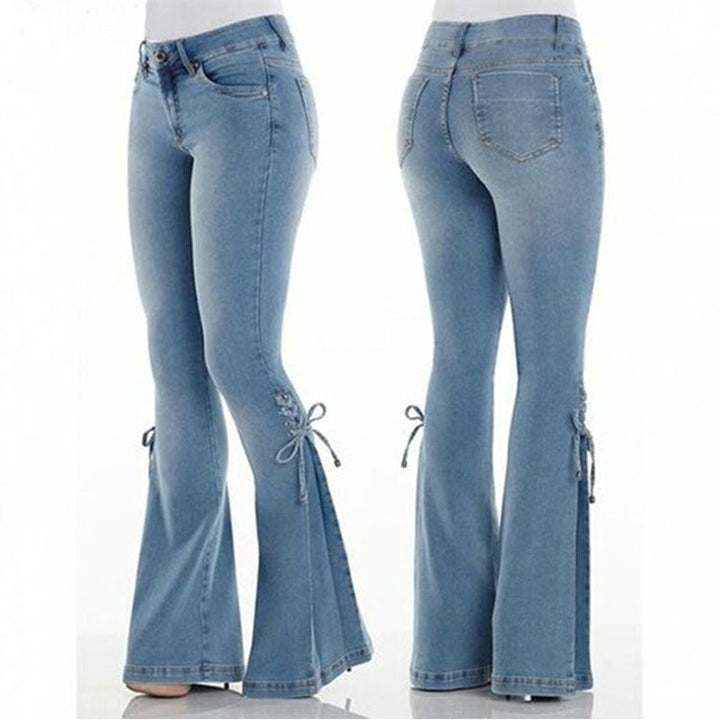 Drune-Jeans für Damen mit mittlerer Taille