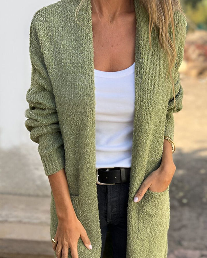 Drune | Lässiger Strick-Cardigan mit Taschen