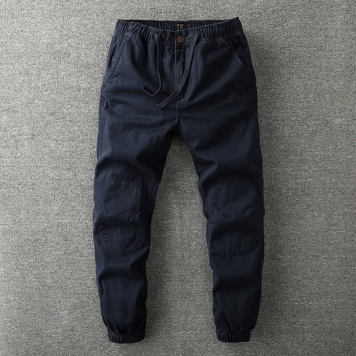 Herren Cargohose im Jogger‑Stil mit elastischem Bund und Knieverstärkung Drune