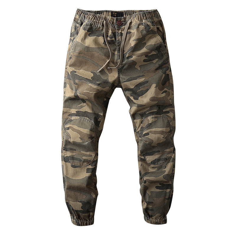 Herren Cargohose im Jogger‑Stil mit elastischem Bund und Knieverstärkung Drune