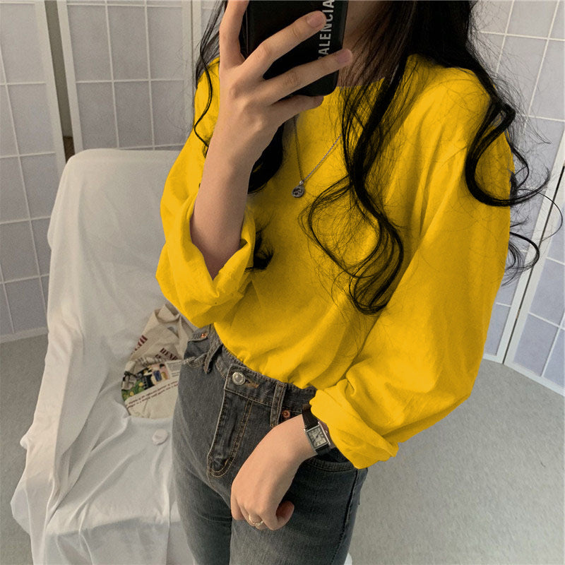 Damen Langarmshirt mit lässigem Schnitt und zeitlosem Design