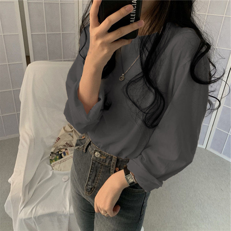 Damen Langarmshirt mit lässigem Schnitt und zeitlosem Design