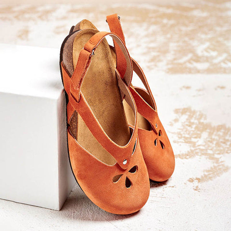 Damen Komfortable Sandalen mit verstellbarem Riemendesign und anatomischer Fußbettung Drune