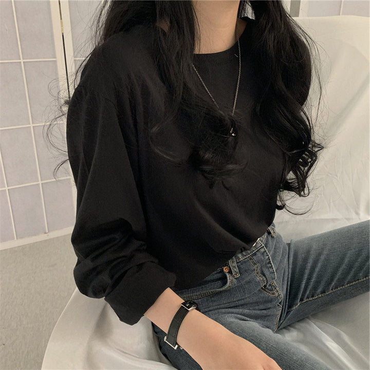 Damen Langarmshirt mit lässigem Schnitt und zeitlosem Design