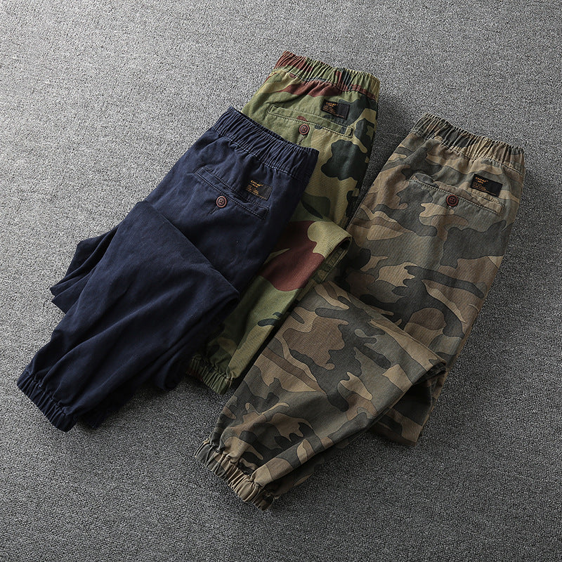 Herren Cargohose im Jogger‑Stil mit elastischem Bund und Knieverstärkung Drune