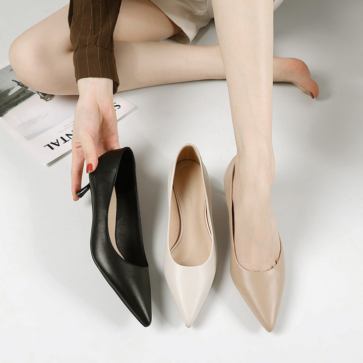 Damen Chic Kittenheels Drune