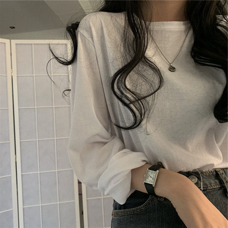 Damen Langarmshirt mit lässigem Schnitt und zeitlosem Design