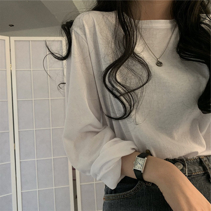 Damen Langarmshirt mit lässigem Schnitt und zeitlosem Design