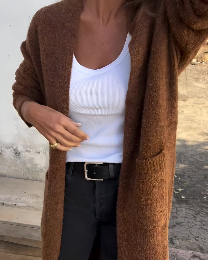 Drune | Lässiger Strick-Cardigan mit Taschen