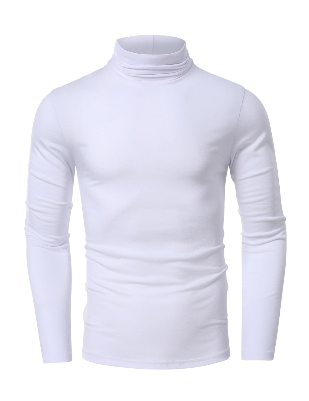Herren Rollkragenpullover aus elastischem Baumwollmix Drune