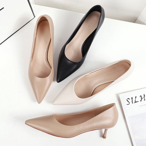 Damen Chic Kittenheels Drune