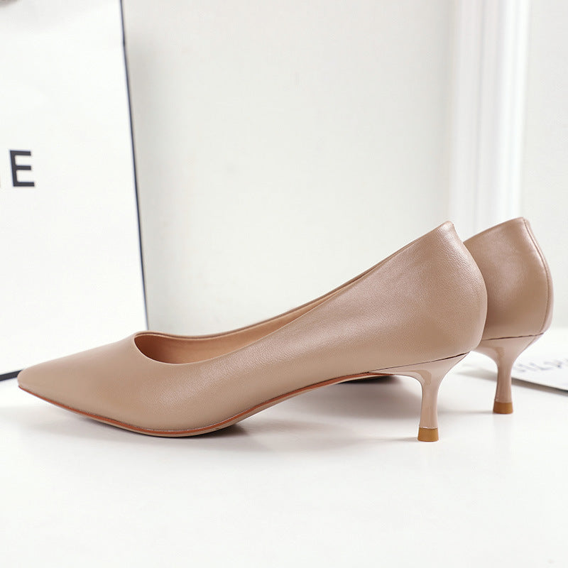 Damen Chic Kittenheels Drune
