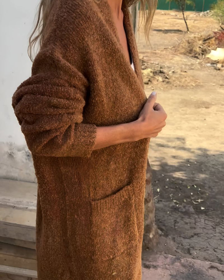 Drune | Lässiger Strick-Cardigan mit Taschen