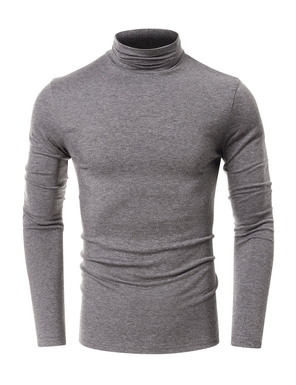 Herren Rollkragenpullover aus elastischem Baumwollmix Drune