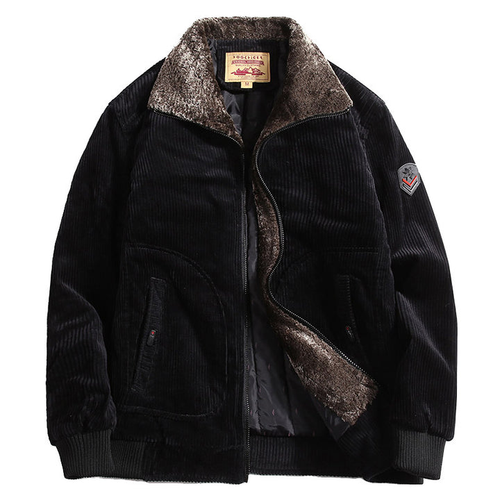 Herren Stylische Cordjacke Drune