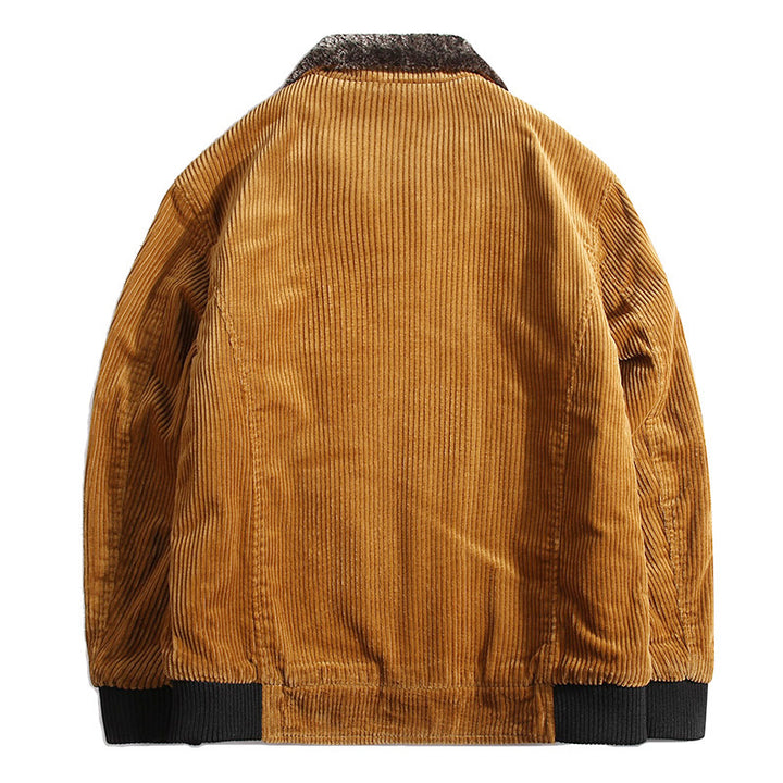 Herren Stylische Cordjacke Drune