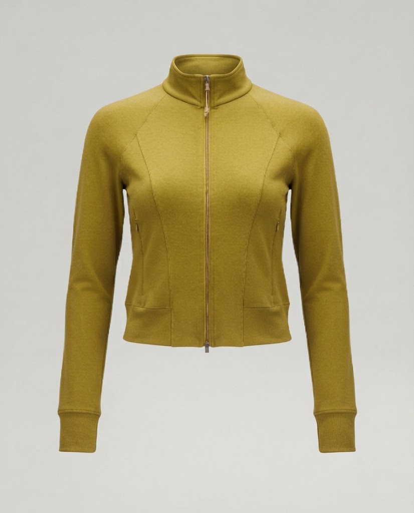 Damen Enganliegende Performance-Fleecejacke mit Stehkragen und Zwei-Wege-Reißverschluss Drune