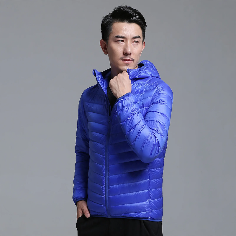 Leichte Herren-Daunenjacke, kurz, verschiedene Stile