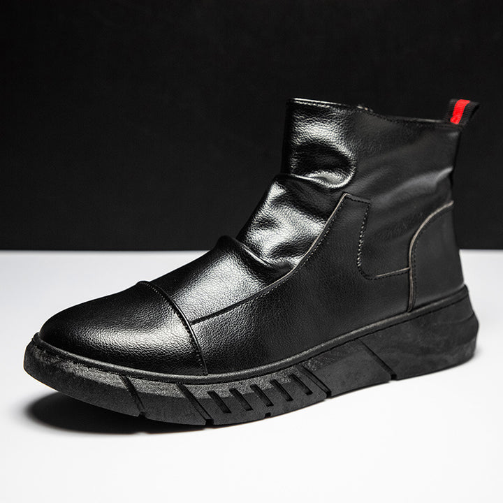 Modische Herren-Stiefel, gefüttert, im britischen Stil