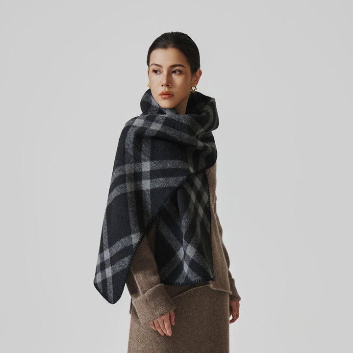 Wollschal, 185x30 cm, 10% Wolle