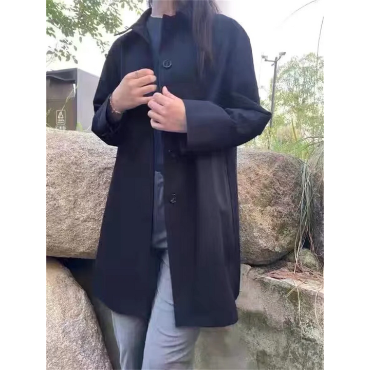 Drune | Klassischer Trenchcoat Damen, Einfach Gebunden, Taillierter Damenmantel