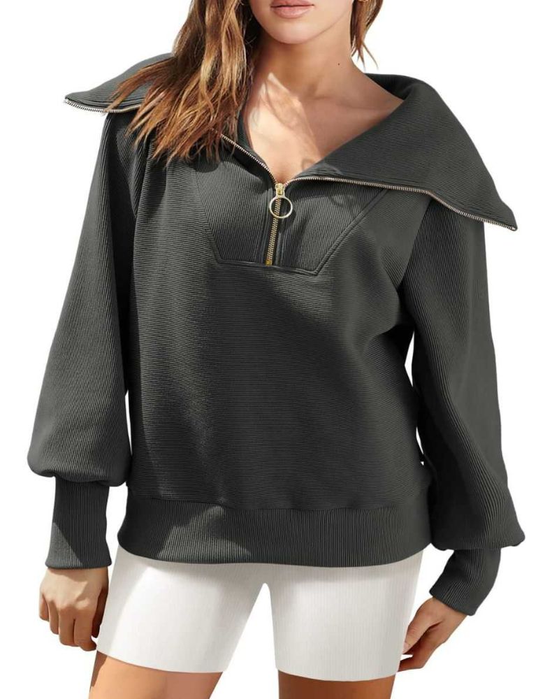 Drune | Halbreißverschluss Vielseitiger Pullover