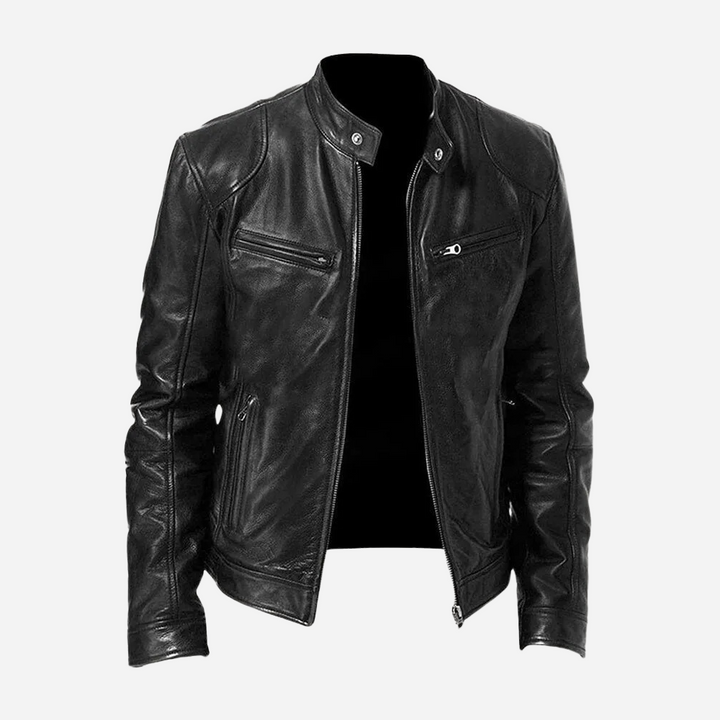Drune | Stylische Moto-Lederjacke