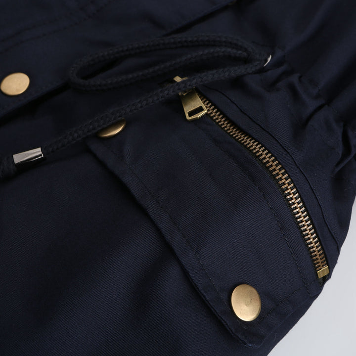 Drune | Damen Wintermantel mit Fleece-Futter und Kapuze