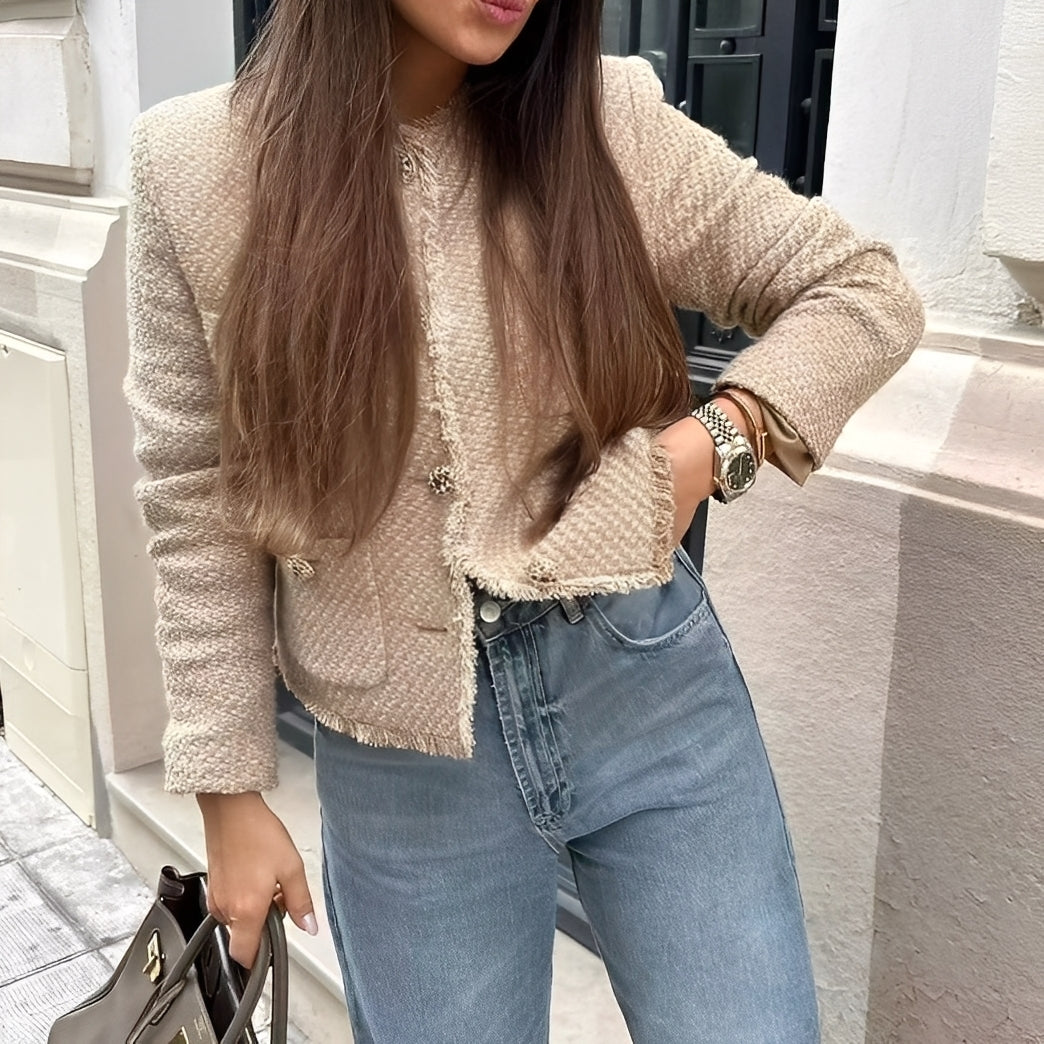 Drune | Stilvolle Tweedjacke aus Wolle für Frauen