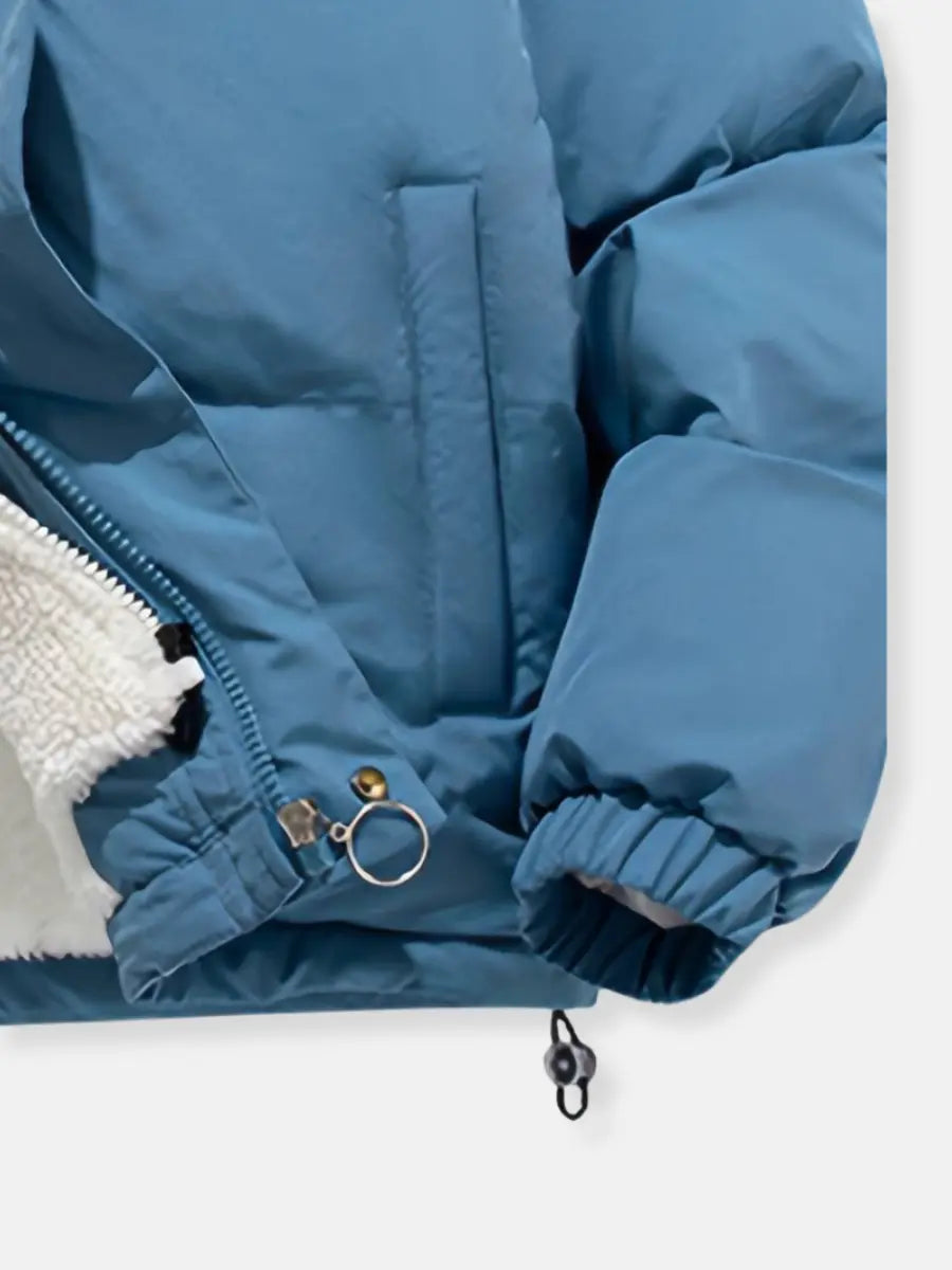 Drune | Warme Reißverschluss Winterjacke Komfort und Stil für Kalte Tage