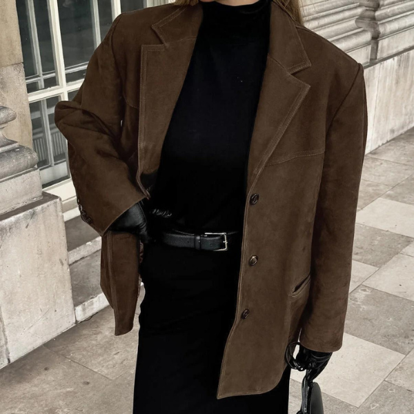 Drune | Luxus Wildleder Damenjacke