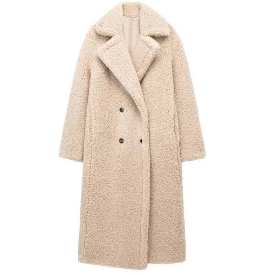 Drune | Damen Lange Winter Trench Mantel - Warme