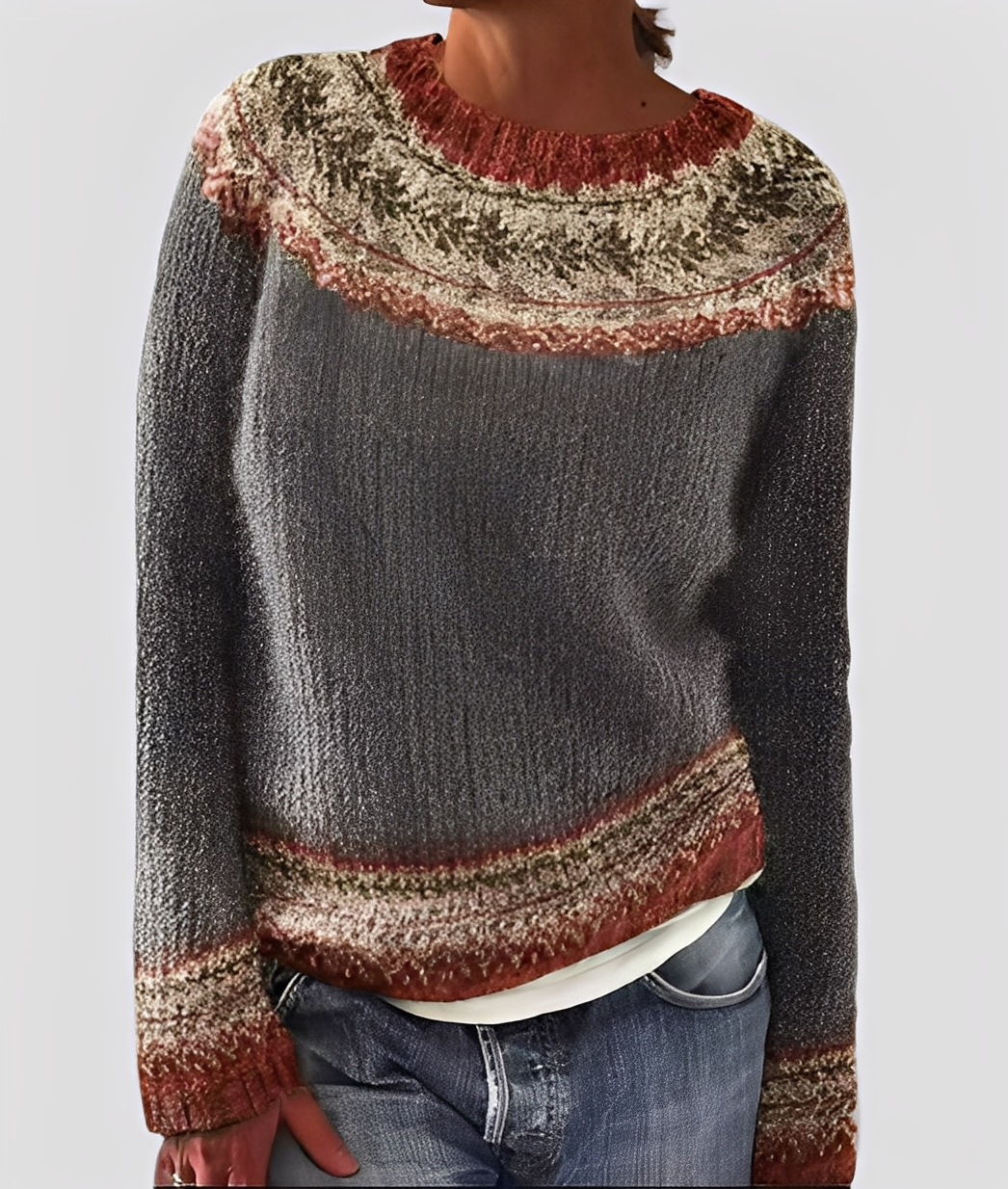 Drune | Damen-Wollpullover, elegant und locker geschnitten