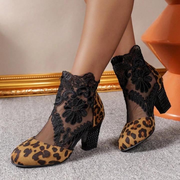 Drune | Bestickte High-Heel-Stiefel - Trendy Footwear