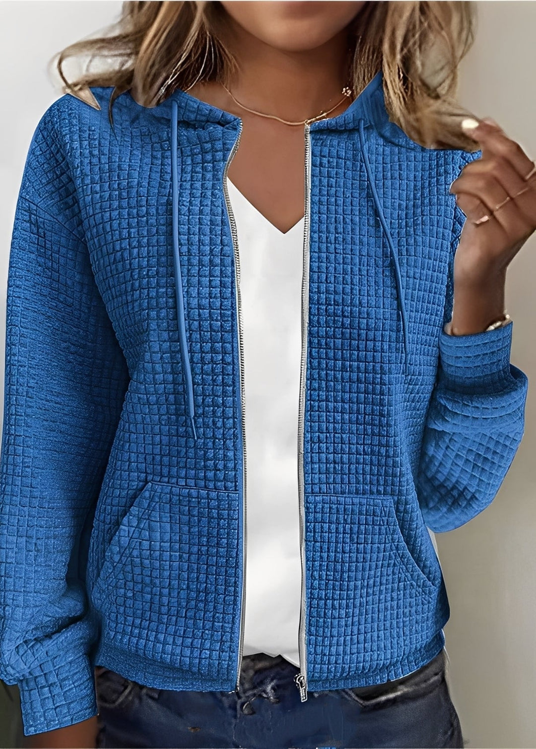 Drune | Stylischer Cardigan mit Kapuze und Taschen für Frauen