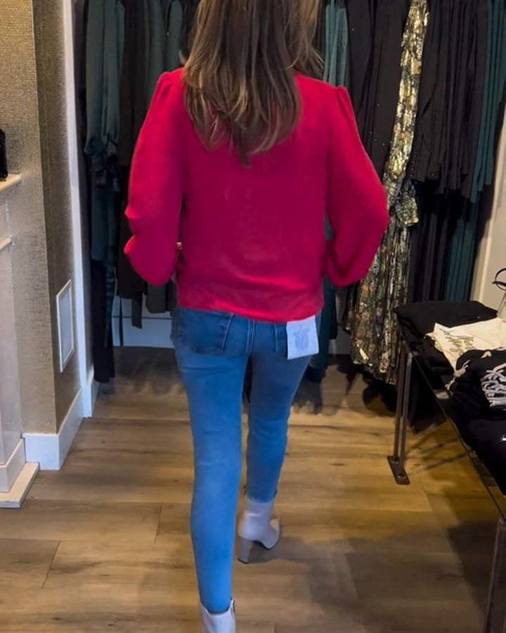 Drune | Bluse mit Laternenärmeln