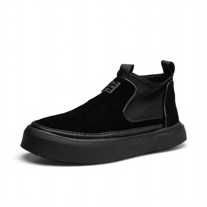 Herren-Stiefeletten, Wildleder-Optik, gefüttert oder ungefüttert